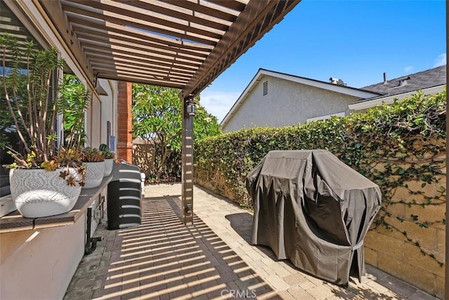 2168 N Agate St, Orange, CA 92867 - view of patio / terrace with a pergola