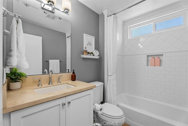 2168 N Agate St, Orange, CA 92867 - bathroom with vanity and shower / bath combination with curtain