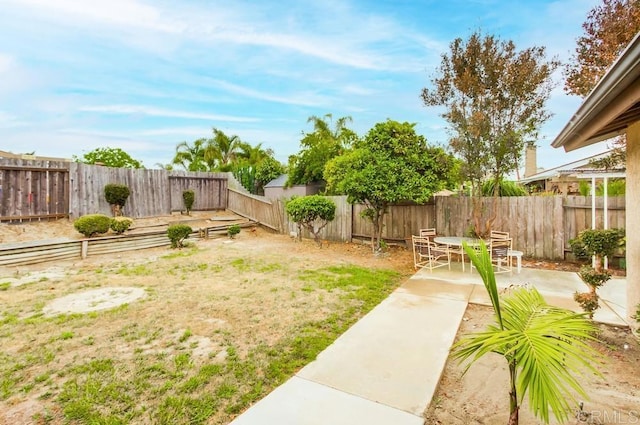 3694 Branch Ct, Oceanside, CA 92058 - fenced backyard featuring a patio area