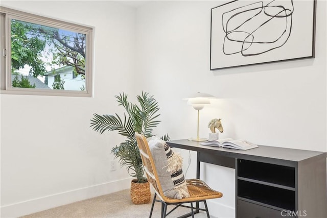 1147 Charleston St, Costa Mesa, CA 92626 - carpeted home office with baseboards