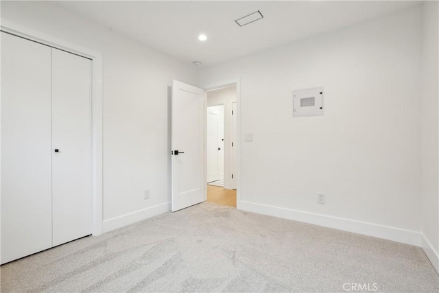 1147 Charleston St, Costa Mesa, CA 92626 - unfurnished bedroom with carpet, recessed lighting, and a closet