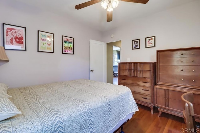 730 S 31st St, San Diego, CA 92113 - bedroom featuring wood finished floors and ceiling fan