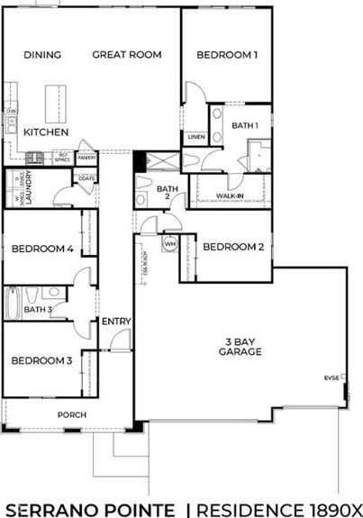 457 Wildrose Cir, San Jacinto, CA 92582 - view of room layout