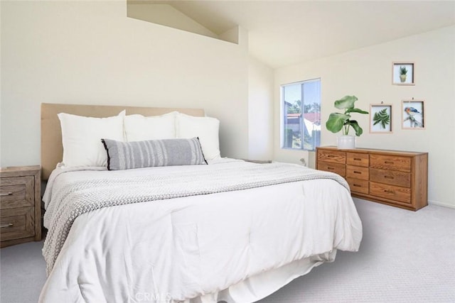 6721 Silver Oak Pl, Riverside, CA 92506 - bedroom with lofted ceiling and light colored carpet