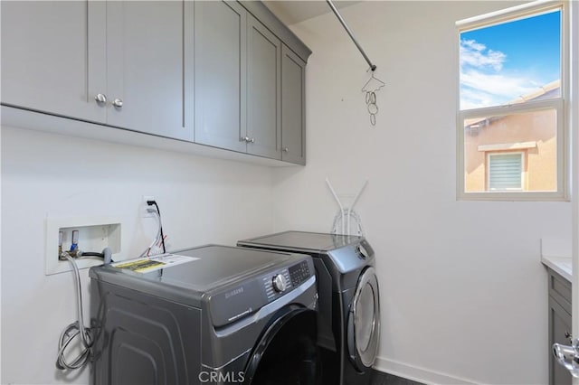 55 Fuchsia, Lake Forest, CA 92630 - laundry area with washer and clothes dryer and cabinet space