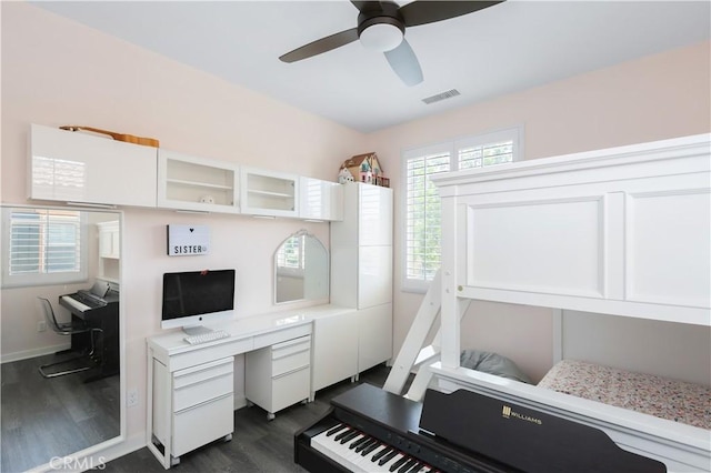 55 Fuchsia, Lake Forest, CA 92630 - office space featuring dark wood-style flooring and ceiling fan