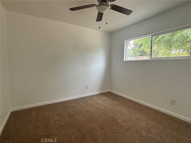 14714 S Denver Ave, Gardena, CA 90248 - carpeted empty room featuring baseboards and ceiling fan
