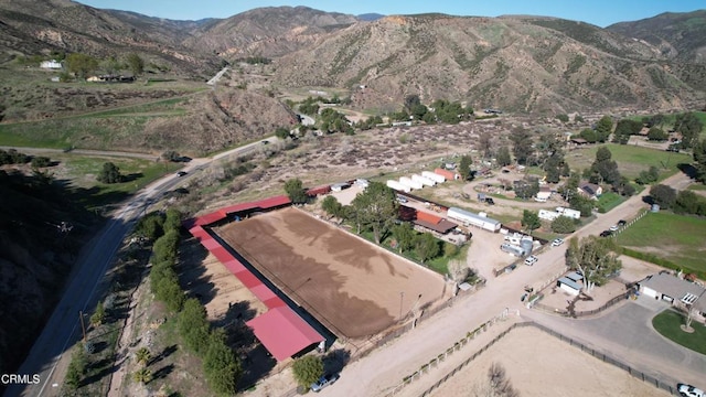 30370 Bouquet Canyon Rd, Santa Clarita, CA 91390 - aerial view of property's location featuring mountains