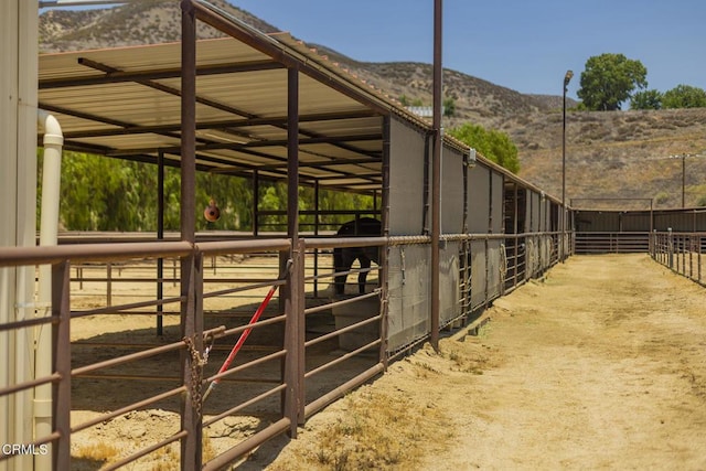 30370 Bouquet Canyon Rd, Santa Clarita, CA 91390 - horse barn featuring a mountain view