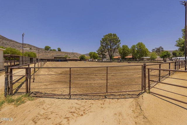 30370 Bouquet Canyon Rd, Santa Clarita, CA 91390 - view of yard featuring a view of countryside and a mountain view