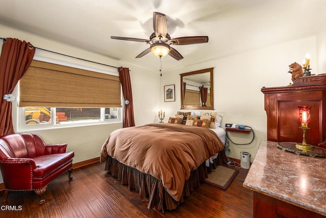 30370 Bouquet Canyon Rd, Santa Clarita, CA 91390 - bedroom featuring wood-type flooring and ceiling fan