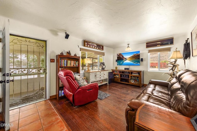 30370 Bouquet Canyon Rd, Santa Clarita, CA 91390 - living room with baseboards and wood finished floors