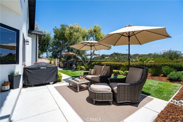 433 Emerald Bay Dr, Arroyo Grande, CA 93420 - view of patio / terrace featuring area for grilling and an outdoor living space