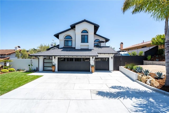 433 Emerald Bay Dr, Arroyo Grande, CA 93420 - view of front of house with stucco siding, a garage, and concrete driveway