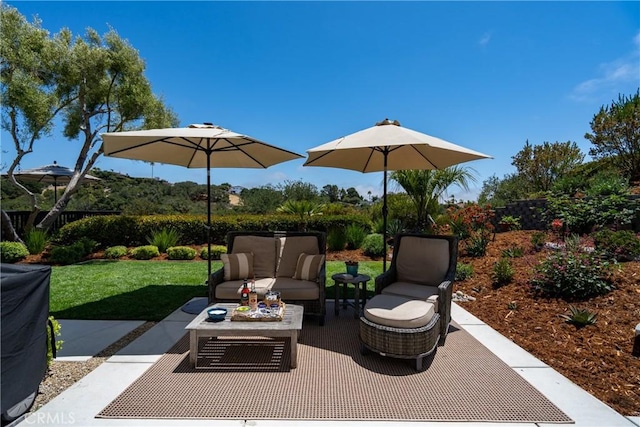 433 Emerald Bay Dr, Arroyo Grande, CA 93420 - view of patio featuring an outdoor living space