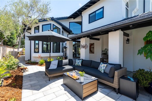 433 Emerald Bay Dr, Arroyo Grande, CA 93420 - view of patio featuring an outdoor living space
