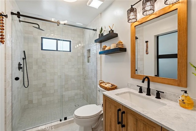 433 Emerald Bay Dr, Arroyo Grande, CA 93420 - bathroom featuring vanity and a shower stall