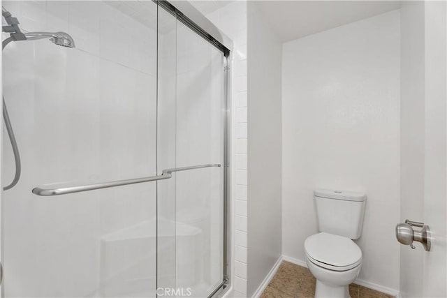 18 Denver Unit 71, Irvine, CA 92604 - bathroom with a stall shower and tile patterned floors