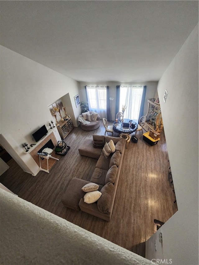 37882 Lopez Ln, Palmdale, CA 93552 - living room featuring wood finished floors