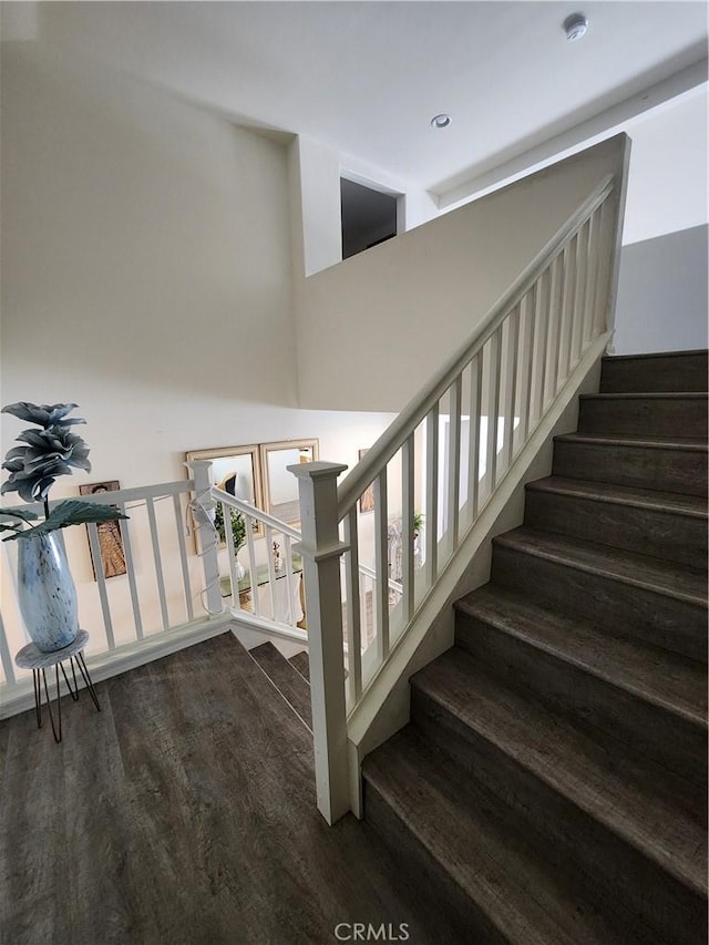 37882 Lopez Ln, Palmdale, CA 93552 - stairway with wood finished floors