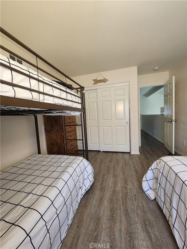 37882 Lopez Ln, Palmdale, CA 93552 - bedroom with wood finished floors and a closet