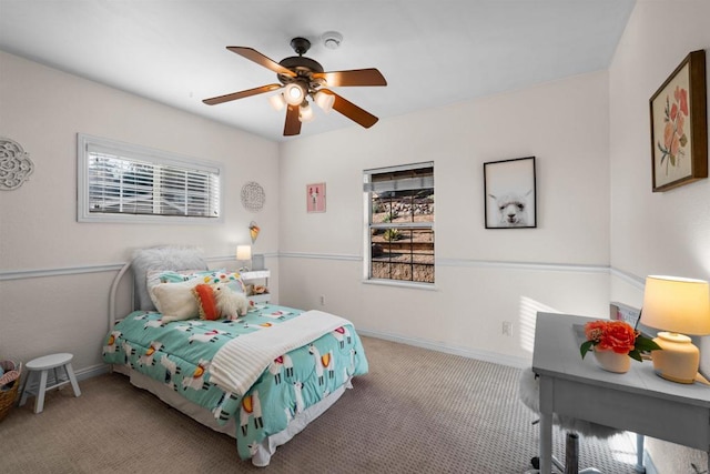 1415 Rex Ln, El Cajon, CA 92021 - bedroom with carpet flooring and ceiling fan