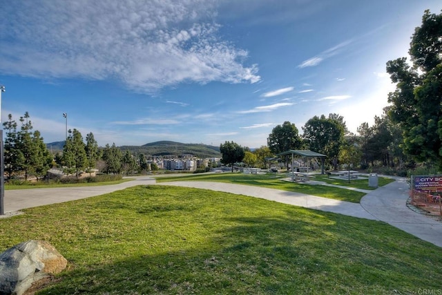 1440 Clearview Way, San Marcos, CA 92078 - view of community with a lawn and a mountain view