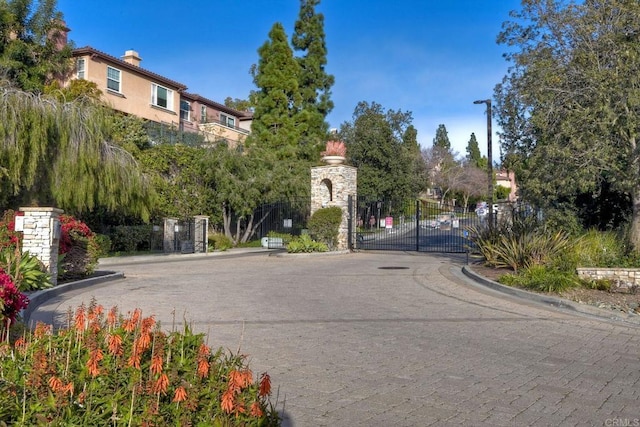 1440 Clearview Way, San Marcos, CA 92078 - view of street with curbs, a gate, and a gated entry