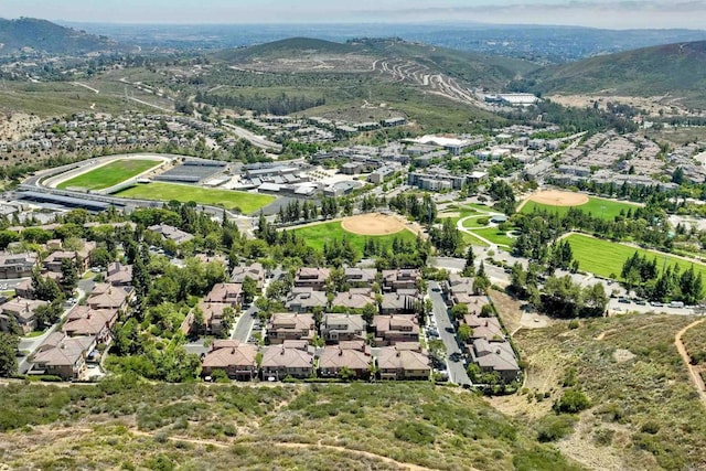 1440 Clearview Way, San Marcos, CA 92078 - aerial view of property's location featuring nearby suburban area and a mountainous background