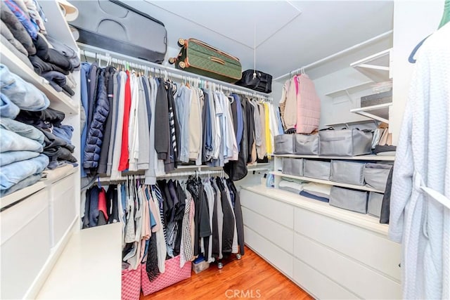 1755 Avenida Selva Unit 60, Fullerton, CA 92833 - spacious closet with wood finished floors