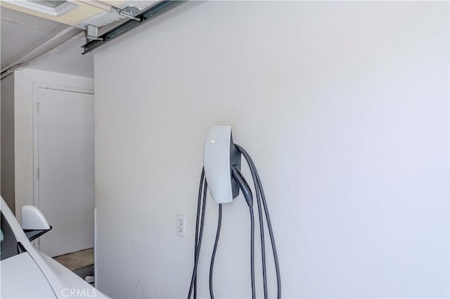 1755 Avenida Selva Unit 60, Fullerton, CA 92833 - garage view of electric vehicle charger