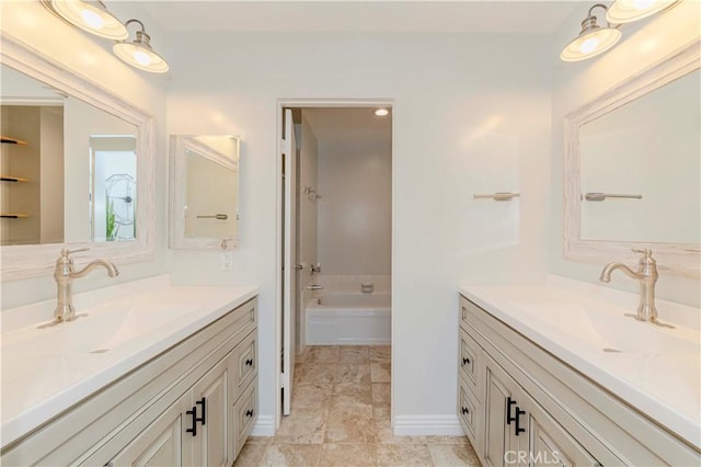 1755 Avenida Selva Unit 60, Fullerton, CA 92833 - full bath with two vanities