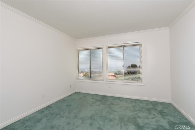 8 Via Subida, Rancho Palos Verdes, CA 90275 - carpeted spare room featuring ornamental molding