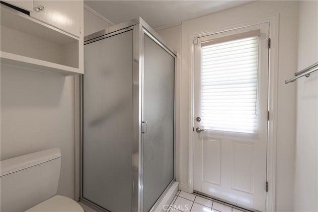 8 Via Subida, Rancho Palos Verdes, CA 90275 - full bathroom with a stall shower and tile patterned floors