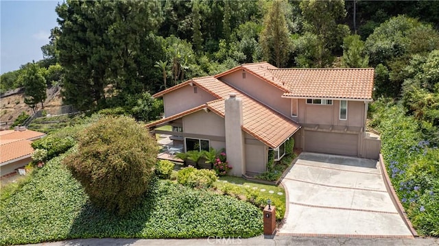 8 Via Subida, Rancho Palos Verdes, CA 90275 - view from above of property