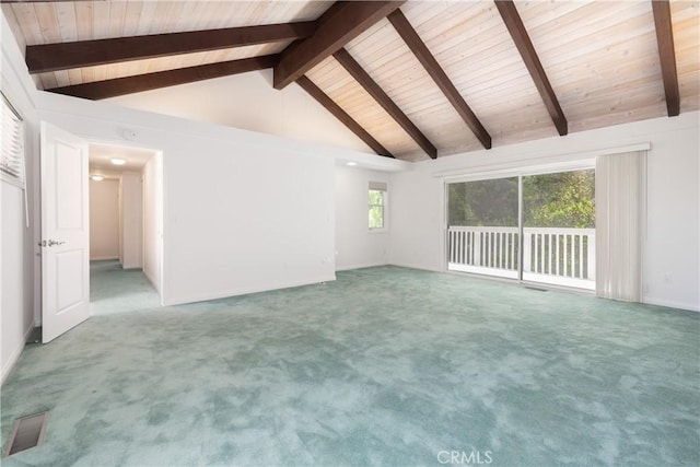 8 Via Subida, Rancho Palos Verdes, CA 90275 - unfurnished room featuring carpet and wood ceiling