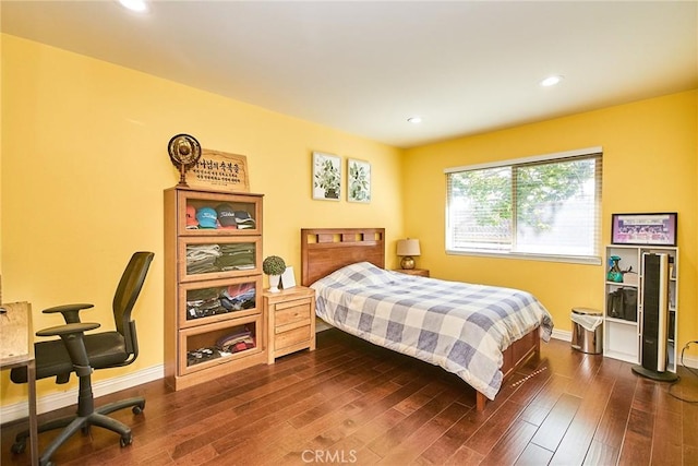 531 Juniper Way, La Habra, CA 90631 - bedroom with dark wood finished floors and recessed lighting