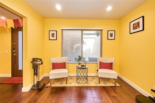 531 Juniper Way, La Habra, CA 90631 - living area with wood finished floors and baseboards