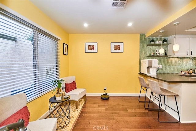 531 Juniper Way, La Habra, CA 90631 - living area featuring wood finished floors and recessed lighting