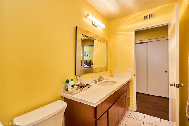 531 Juniper Way, La Habra, CA 90631 - half bathroom featuring vanity and tile patterned flooring