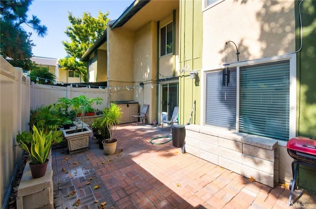 531 Juniper Way, La Habra, CA 90631 - fenced backyard featuring a patio and area for grilling