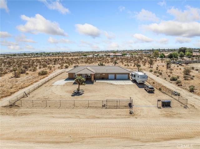 11823 Wintergreen Rd, Pinon Hills, CA 92372 - overview of rural landscape featuring a desert landscape