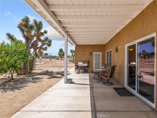 11823 Wintergreen Rd, Pinon Hills, CA 92372 - view of patio / terrace featuring grilling area
