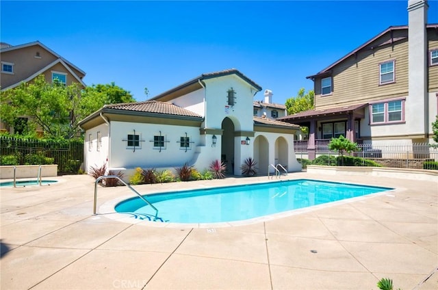 1180 Cornwell Dr, Fullerton, CA 92833 - community pool with a patio area