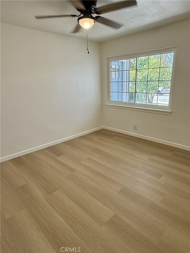 11117 Maidstone Ave, Norwalk, CA 90650 - unfurnished room with light wood-type flooring and a ceiling fan