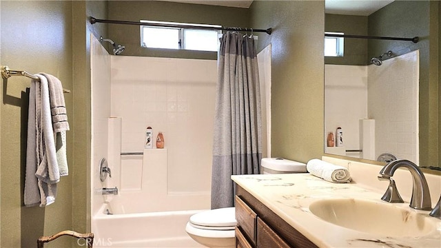 8467 Penfield Ave, Winnetka, CA 91306 - bathroom featuring shower / bath combo with shower curtain and vanity