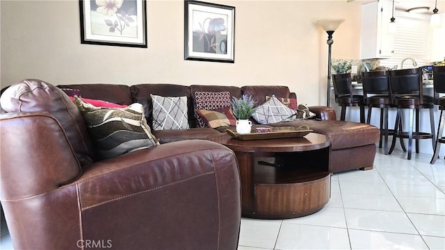 8467 Penfield Ave, Winnetka, CA 91306 - living room featuring light tile patterned flooring