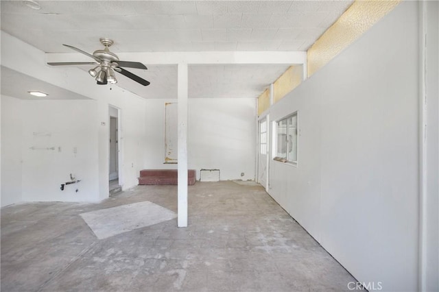 2210 W 7th St, Santa Ana, CA 92703 - unfurnished living room with ceiling fan