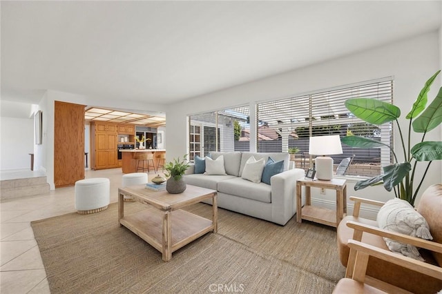 18312 Hartlund Ln, Huntington Beach, CA 92646 - living area with light tile patterned flooring