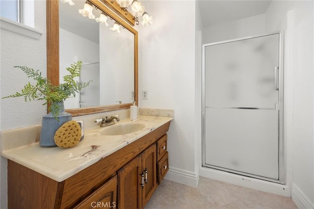 18312 Hartlund Ln, Huntington Beach, CA 92646 - full bath featuring vanity and a stall shower